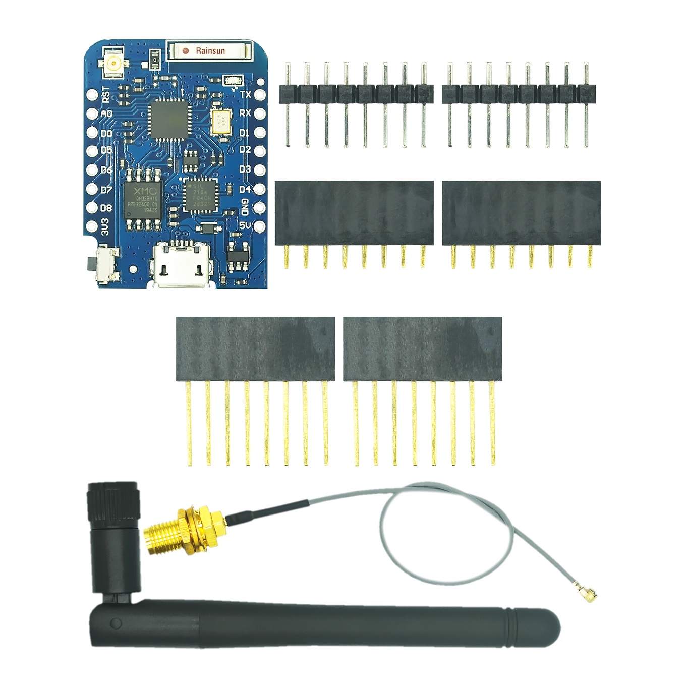 Esp8266 Nodemcu - WEMOS-موصل هوائي خارجي ، لوحة تطوير