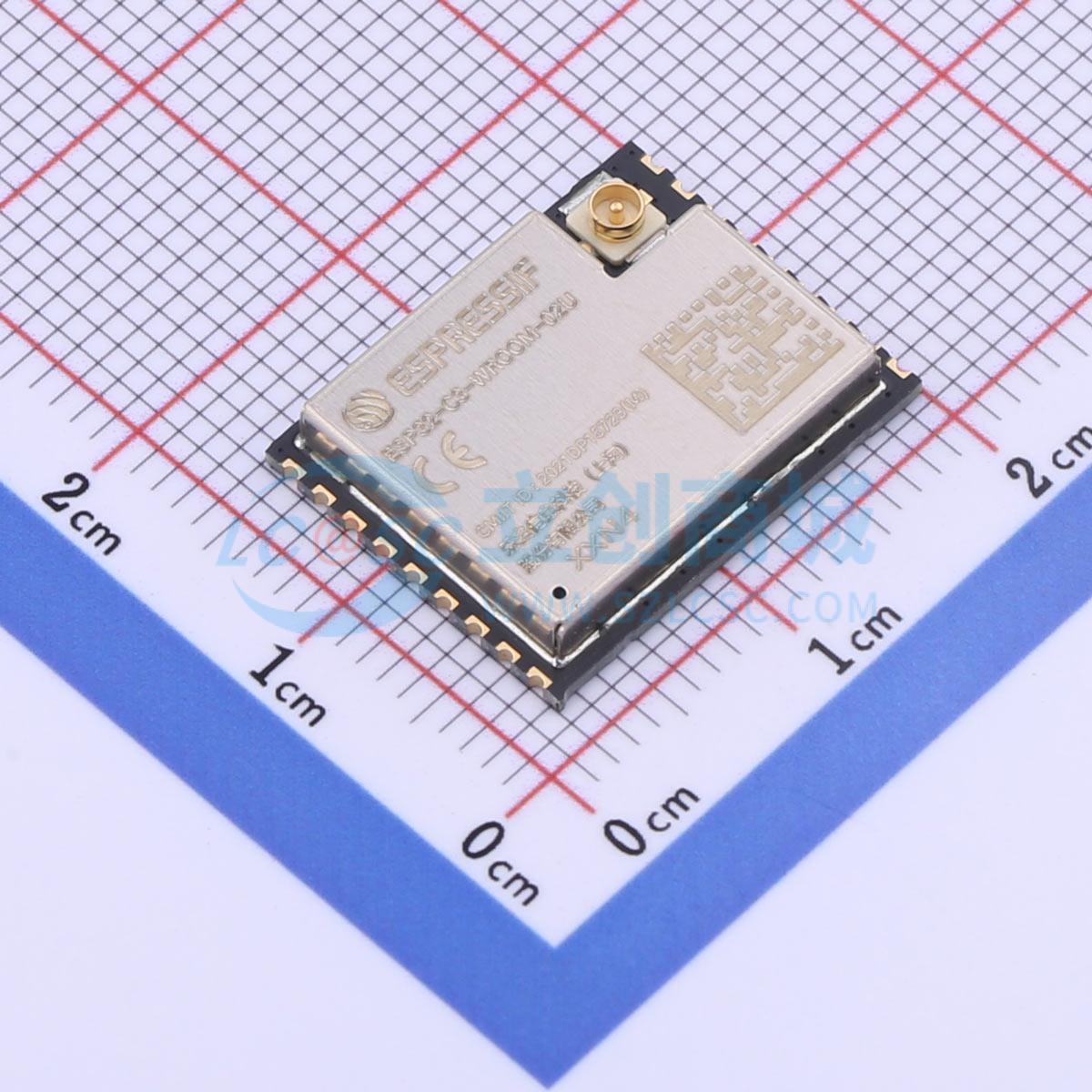 Esp32 C3 - 5 قطع ESP32-C3-WROOM-02U-N4 SMD-19P ESP32-C3 وحدة