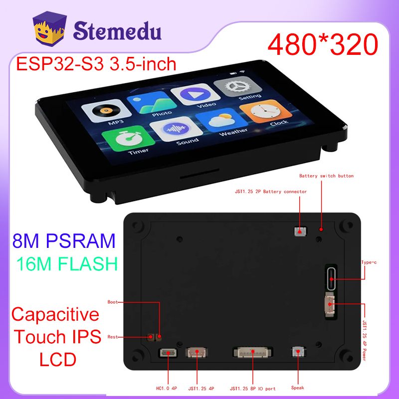 Espressif Esp32 - وحدة IPS صغيرة تعمل باللمس بالسعة