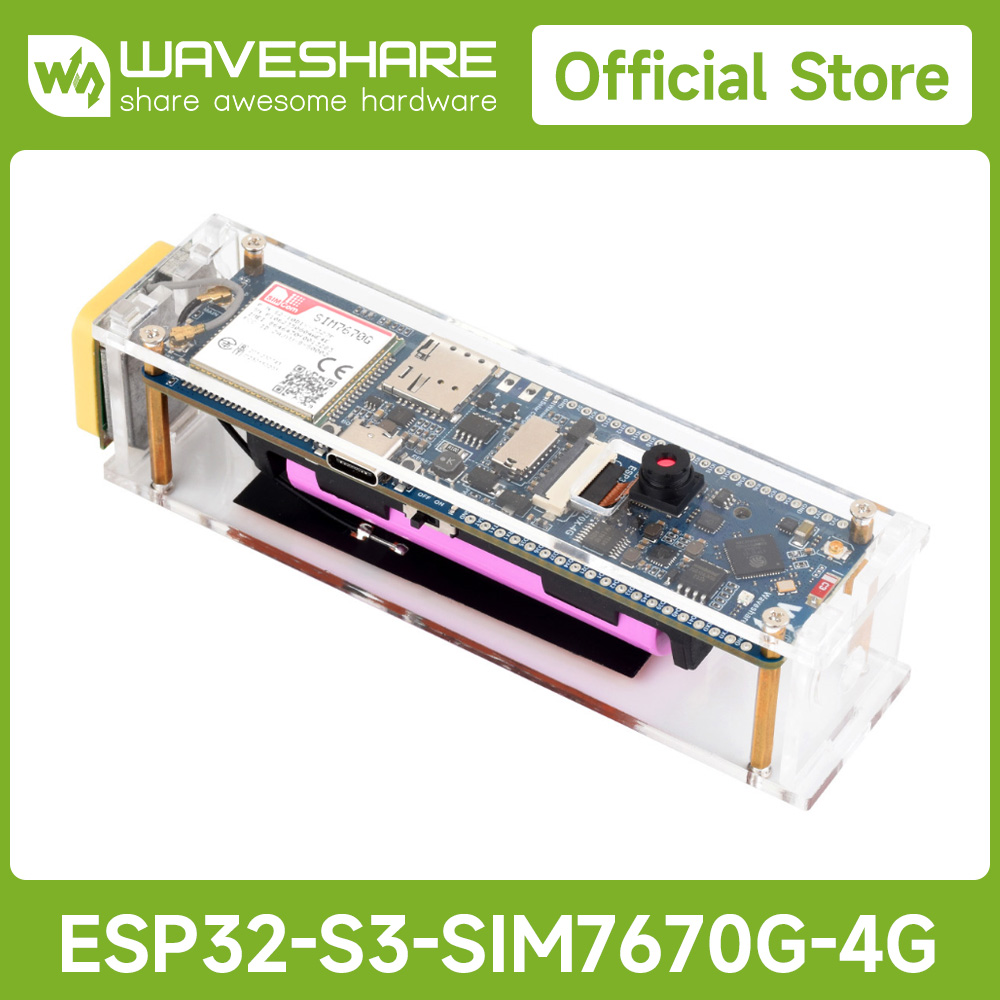 Esp32 Wifi Bluetooth Module - لوحة تطوير Waveshare ESP32-S3 SIM7670G 4G،