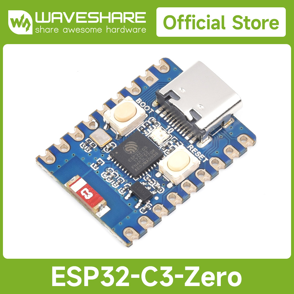 Esp32 C3 - لوحة تطوير Waveshare ESP32-C3 Zero Mini،