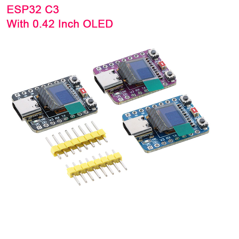 Esp32 C3 - ESP32-C3 شاشة 0.42 بوصة OLED شاشة
