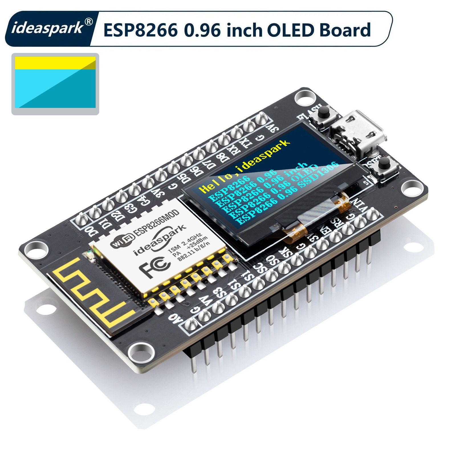 Esp8266 Nodemcu - لوحة تطوير NodeMCU ESP8266 مع شاشة