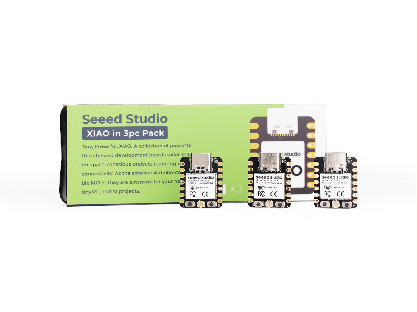3 قطعة حزمة XIAO ESP32C3 لوحة  - مراجعة Espressif Esp32 وسعره
