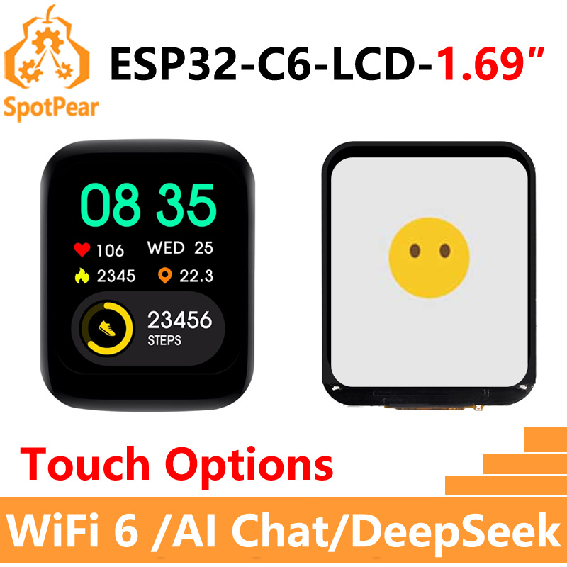 Waveshare ESP32-C6 1.69 بوصة ت - مراجعة Esp32 C6 وسعره