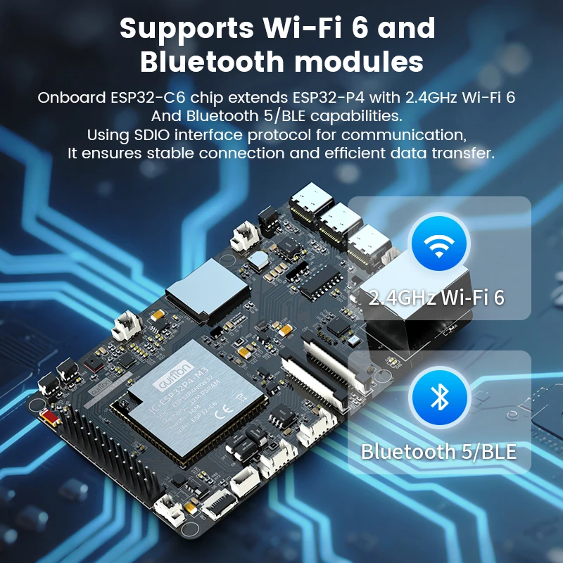 JC-ESP32P4-M3-DEV مجلس التنمية - مراجعة Esp32 C6 وسعره