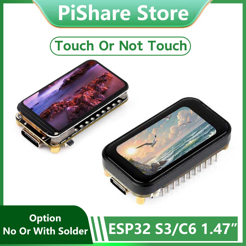 لوحة تطوير ESP32 C6 ST7789 بشا - مراجعة Esp32 C6 وسعره