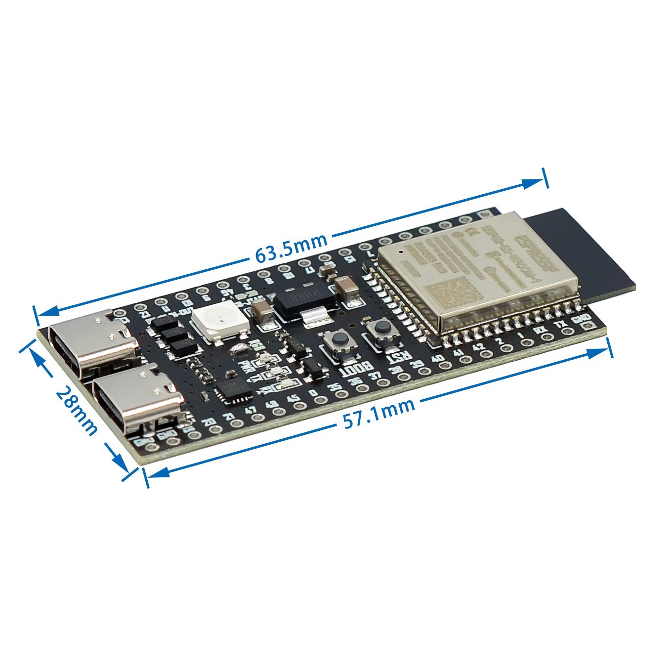 لوحة تطوير ثنائية النوع-C ، لو - مراجعة Esp32 Devkit وسعره