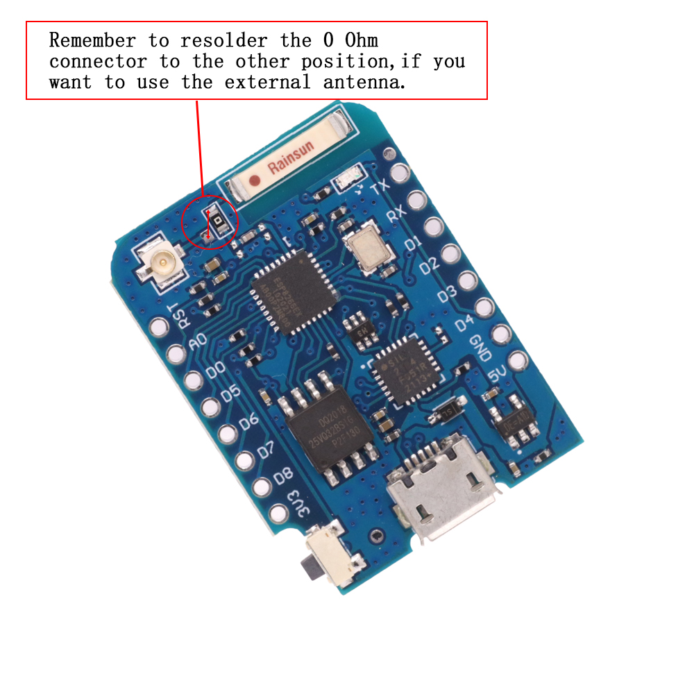 WeMos-D1 لوحة تطوير صغيرة برو  - مراجعة Esp8266 Nodemcu وسعره