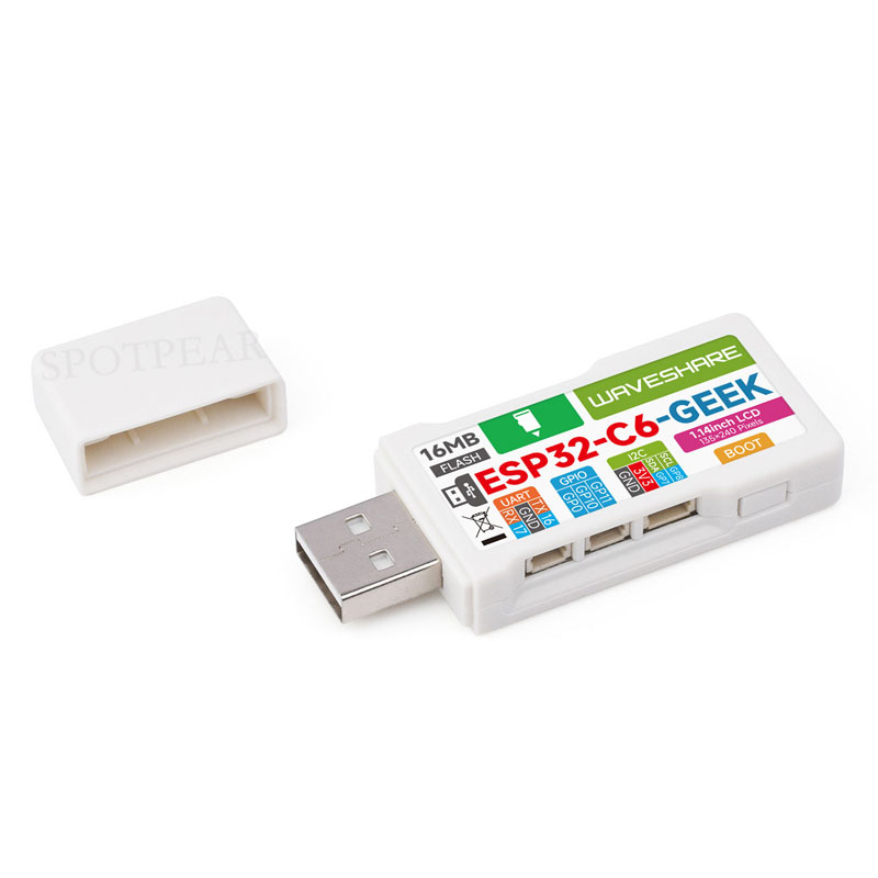 لوحة تطوير ESP32-C6 GEEK مع شا - مراجعة Esp32 C6 وسعره
