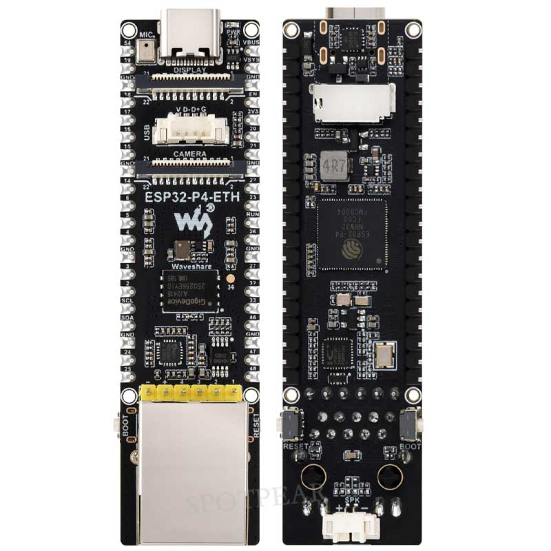ESP32-P4-ETH RJ45 POE DSI/MIPI - مراجعة Esp32 P4 وسعره