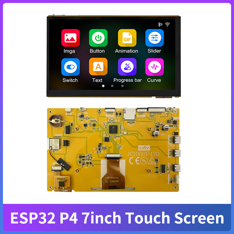 ESP32 P4 7 بوصة LCD مجلس التنم - مراجعة Esp32 P4 وسعره