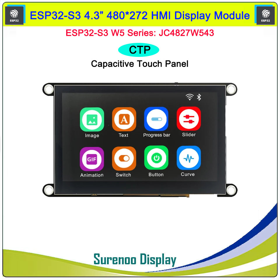وحدة عرض LCD من Guition HMI W5 - مراجعة Esp32 P4 وسعره