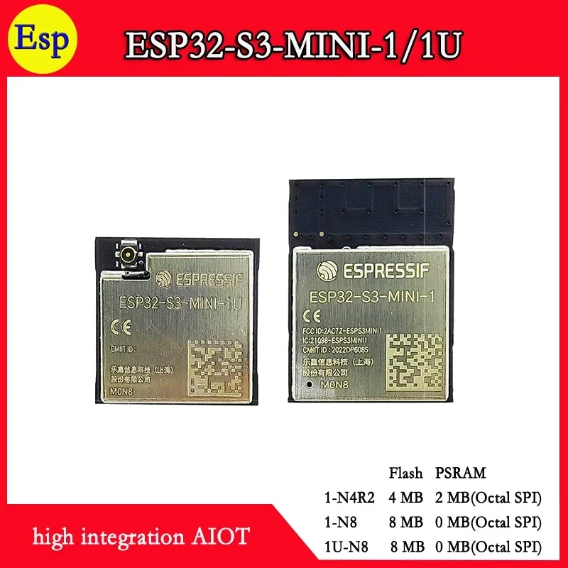 ESP32-S3-MINI-1 ESP32-S3-MINI- - مراجعة Espressif Esp32 وسعره