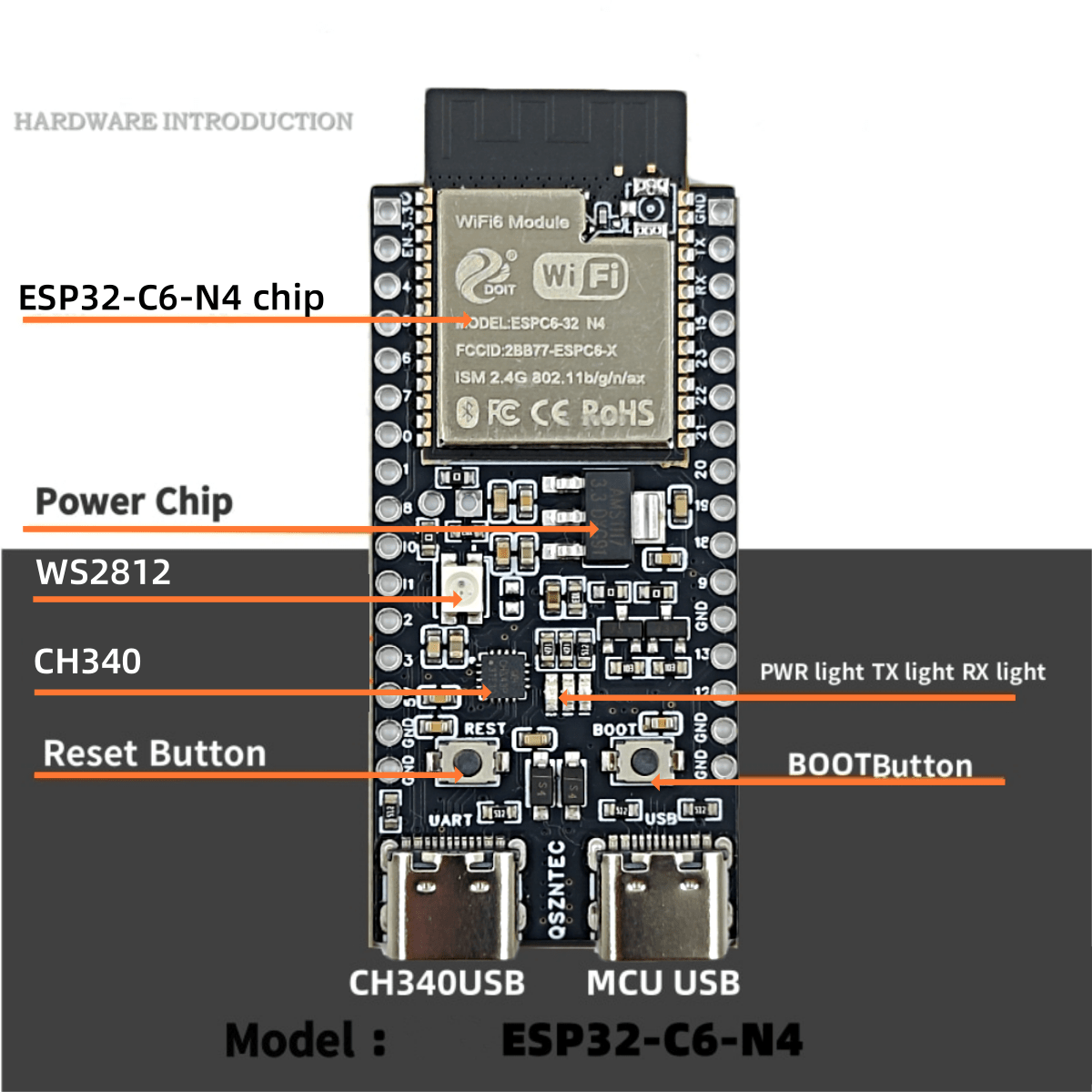 ESP32-C6-DevKitC-1 ESP32-C6 ال - مراجعة Esp32 S2 وسعره