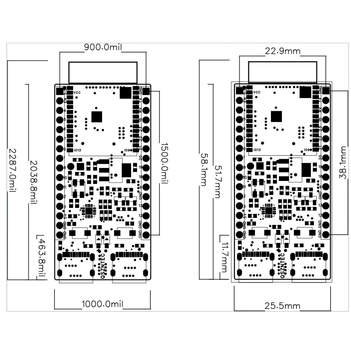 ESP32-C6-DevKitC-1 ESP32-C6 ال - مراجعة Esp32 S2 وسعره