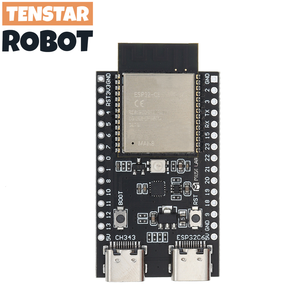 TENSTAR ESP32-C6 ESP32 WiFi +  - مراجعة Esp32 H2 وسعره