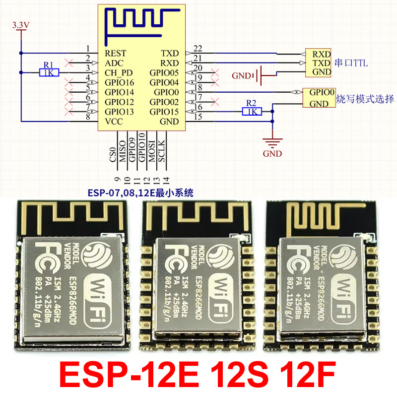 ESP32 ESP-32S ESP-12E ESP-12F  - مراجعة Esp32 Wifi Bluetooth Module وسعره