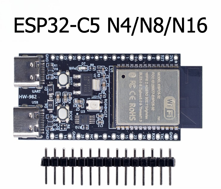 لوحة تطوير Esp32-c5-devkitc-1  - مراجعة Esp32 Uart Module وسعره