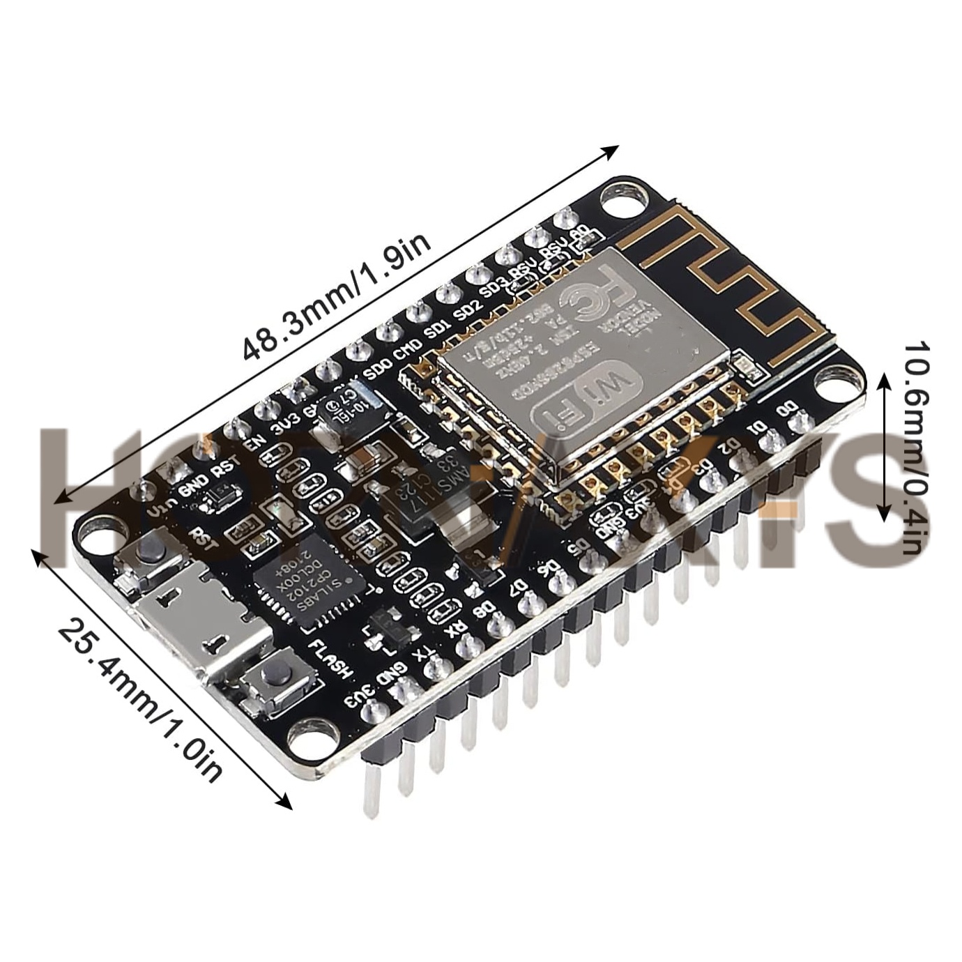 1-10 قطعة/وحدة لاسلكية CP2102  - مراجعة Esp8266 Nodemcu وسعره