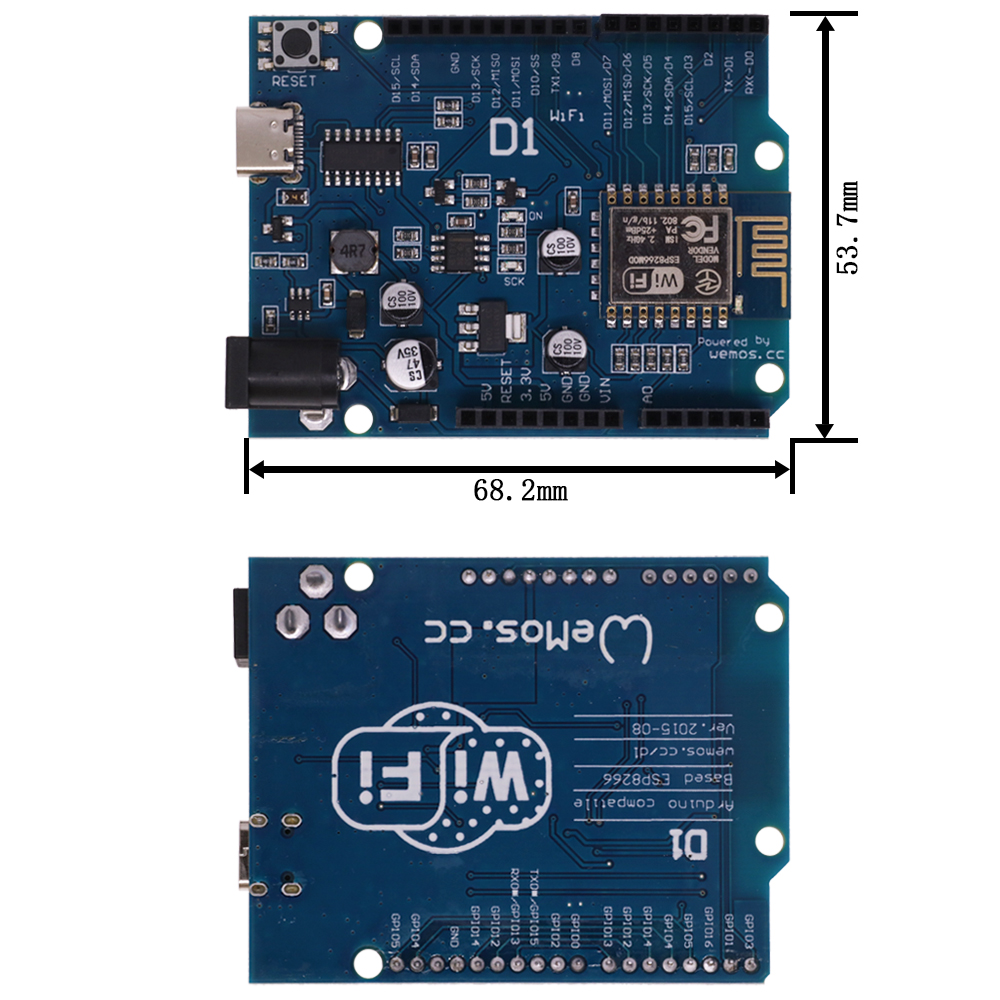ESP-12E WeMos D1 R2 UNO R3 CH3 - مراجعة Esp8266 Nodemcu وسعره