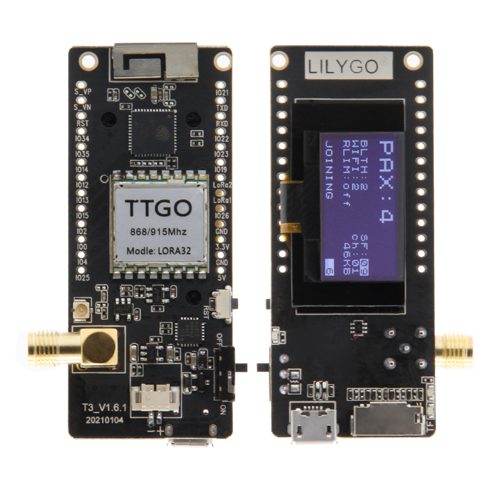 وحدة TTGO T3 LoRa32 V1.6.1 ESP - مراجعة Esp32 وسعره