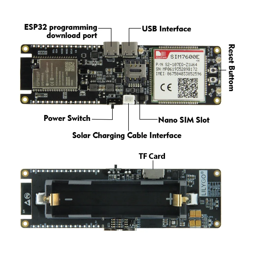 متوفر LILYGO T-SIM7600G-H R2 T - مراجعة Esp32 وسعره
