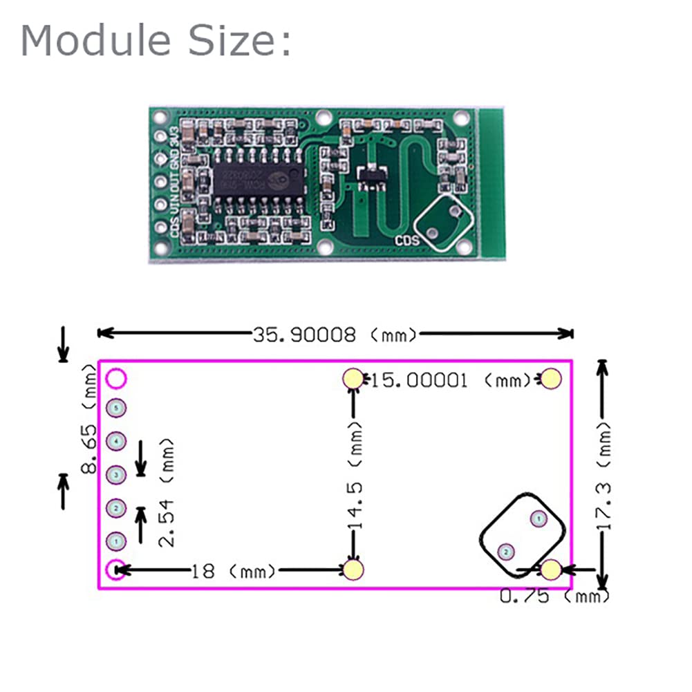 5 قطعة RCWL-0516 مستشعر كشف ال - مراجعة Esp8266 Nodemcu وسعره