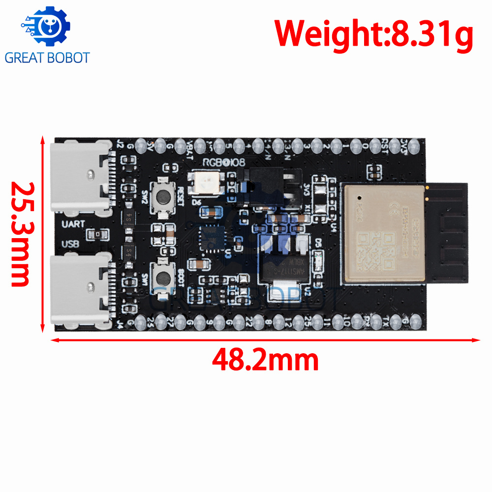 1 ~ 10 قطعة ESP32-H2-DevKitM W - مراجعة Esp32 H2 وسعره